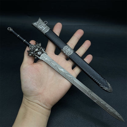 Chinese Style Swords Metal Tiny Sword Replica Collection