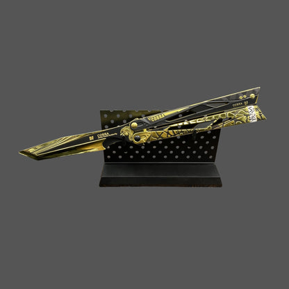 Delta Force Cobra Vanguard Balisong Alloy Replica Display Only Fan Art
