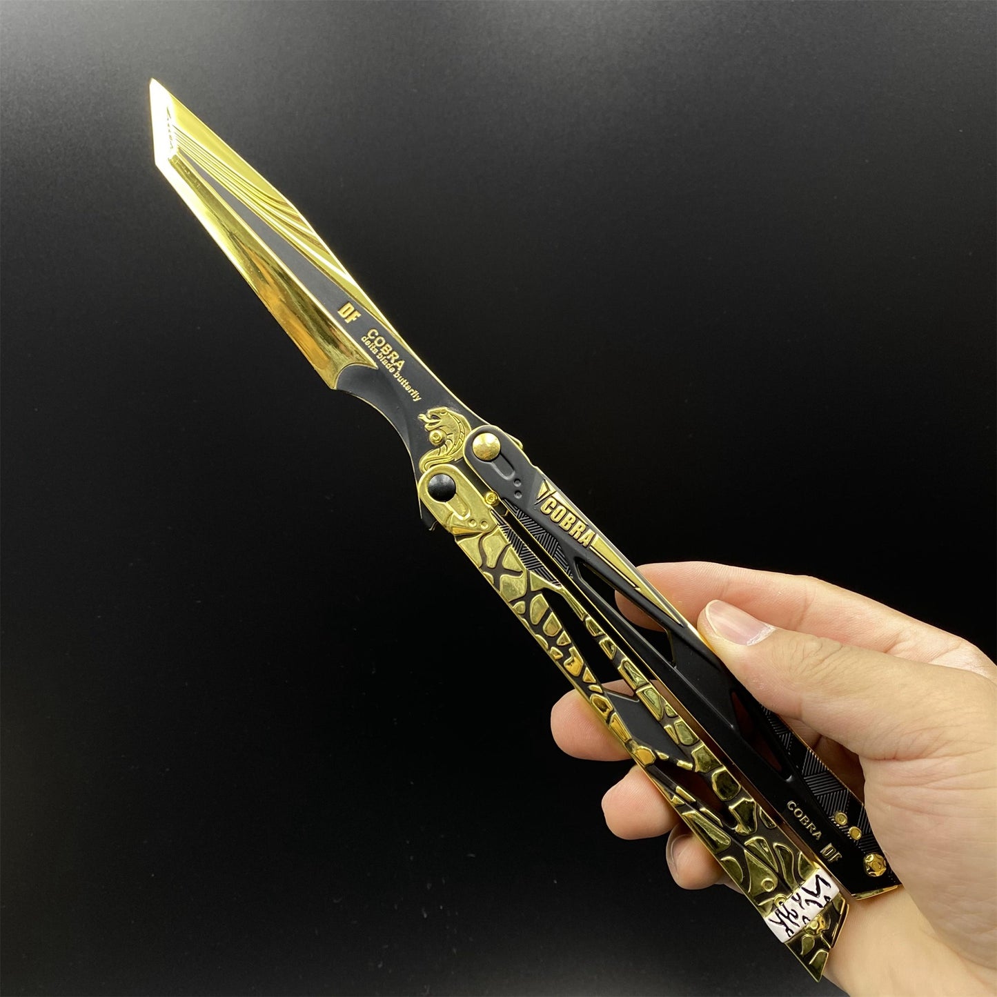 Delta Force Cobra Vanguard Balisong Alloy Replica Display Only Fan Art