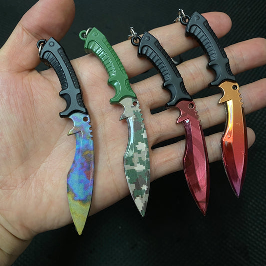 Game Skin Mini Nepal Kukri Knives Keychains 4 In 1 Pack USA Stock