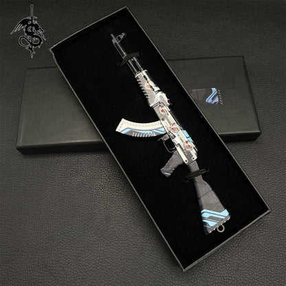 GO Game Metal AK-47 Vulcan Skin Tiny Gun Replica