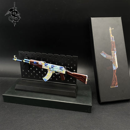 Metal AK-47 Case Hardened Game Skin Mini Gun