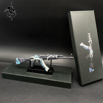 GO Game Metal AK-47 Vulcan Skin Tiny Gun Replica