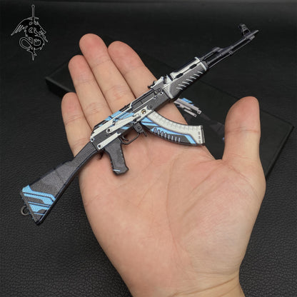 GO Game Metal AK-47 Vulcan Skin Tiny Gun Replica