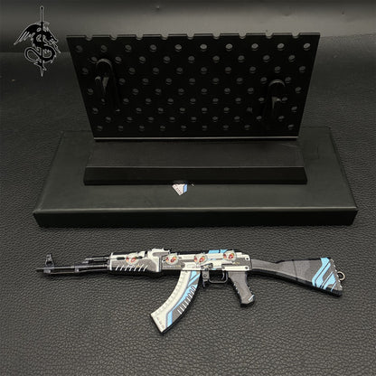 GO Game Metal AK-47 Vulcan Skin Tiny Gun Replica