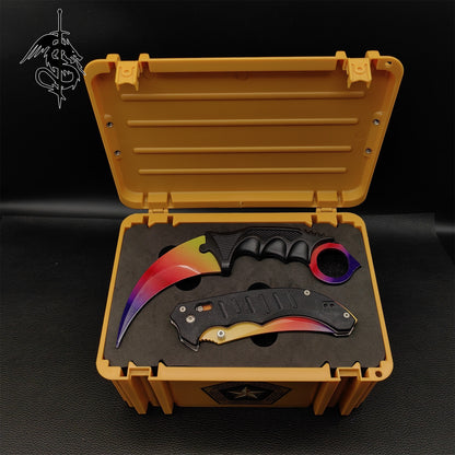 CSGO Fade Skin Karambit Trainer & Flip Knife Weapon Case