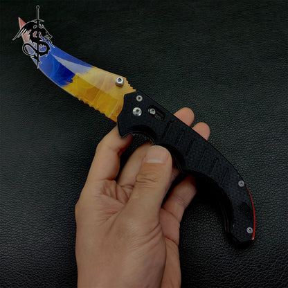 CSGO Marble Fade Karambit And Flip Knife Gamma Loot Case