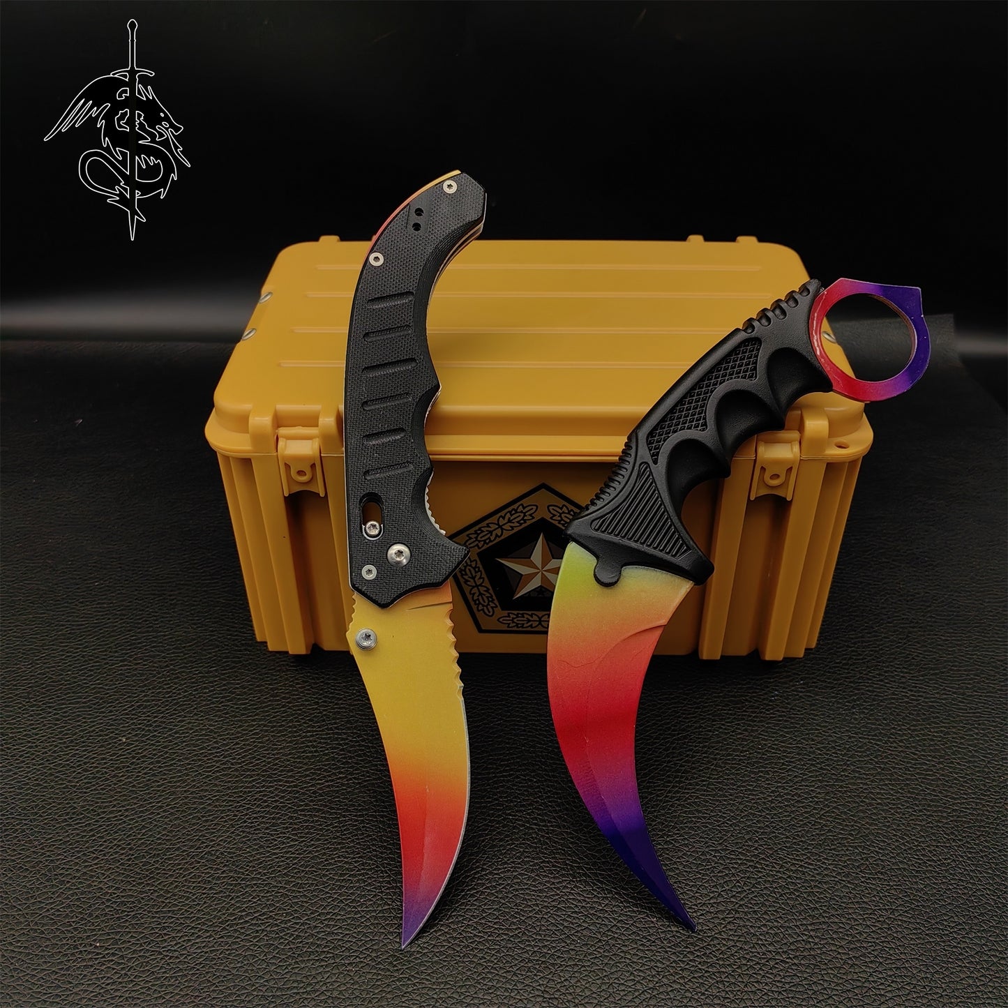 CSGO Fade Skin Karambit Trainer & Flip Knife Weapon Case