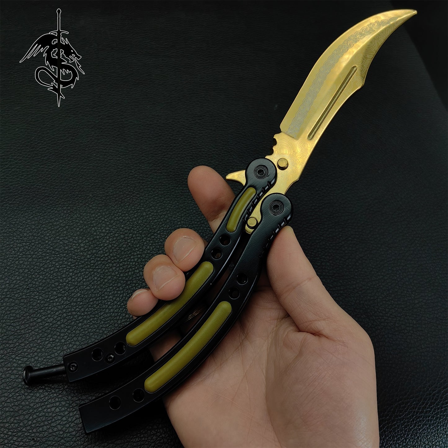 Lore Skin Karambit Trainer & Balisong Knife With Gift Case