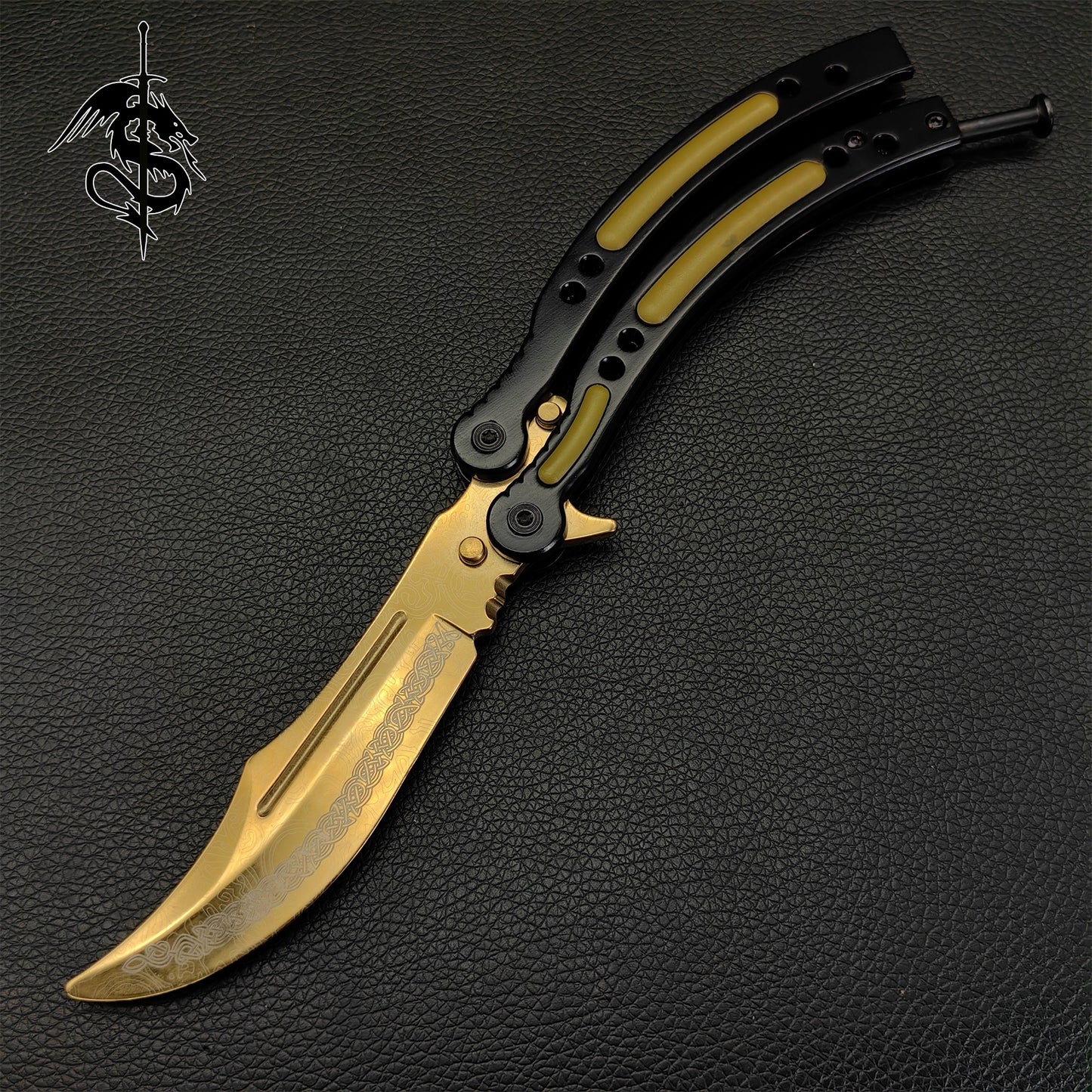 Lore Skin Karambit Trainer & Balisong Knife With Gift Case