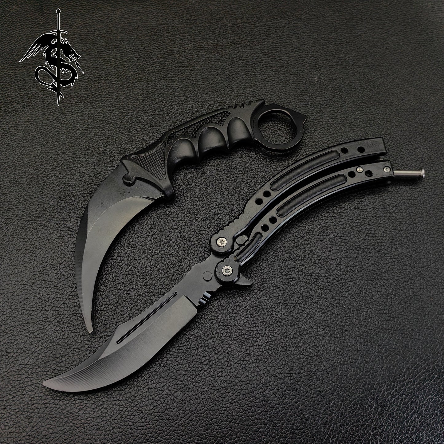 Night Skin Karambit Trainer & Balisong Knife Gift Case