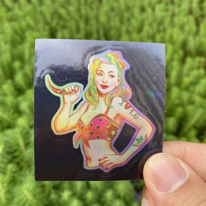50 Holographic Hot CS Stickers