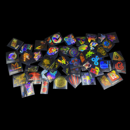 50 Holographic Hot CS Stickers
