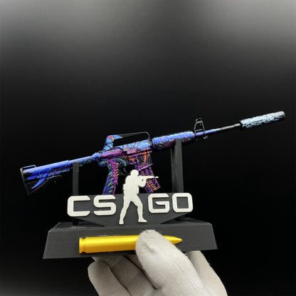 CS2 Printstream Red Hod Player Two Master Piece Hyper Beast Vaporwave Nightmare M4A1-S Metal Tiny Gun