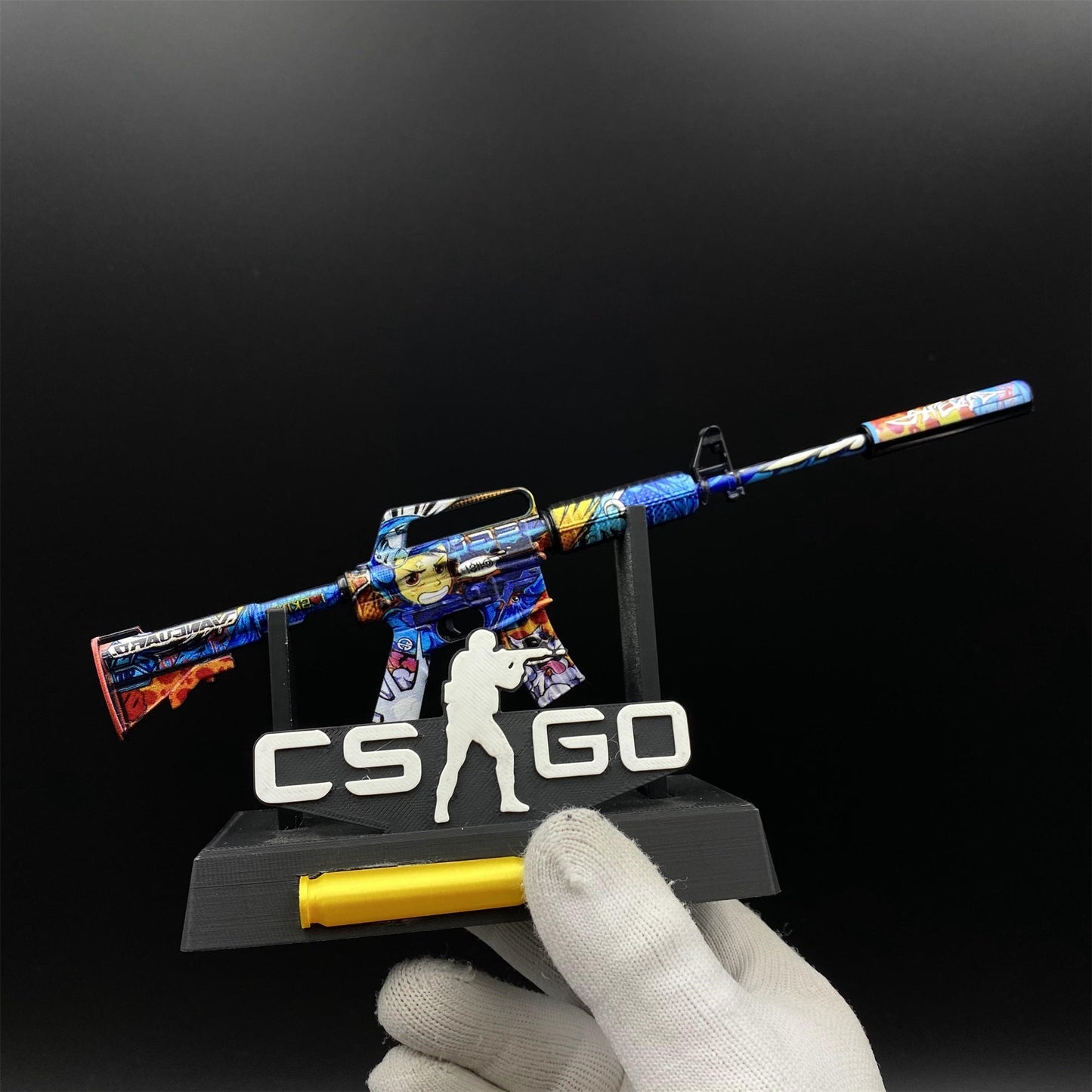 CS2 Printstream Red Hod Player Two Master Piece Hyper Beast Vaporwave Nightmare M4A1-S Metal Tiny Gun
