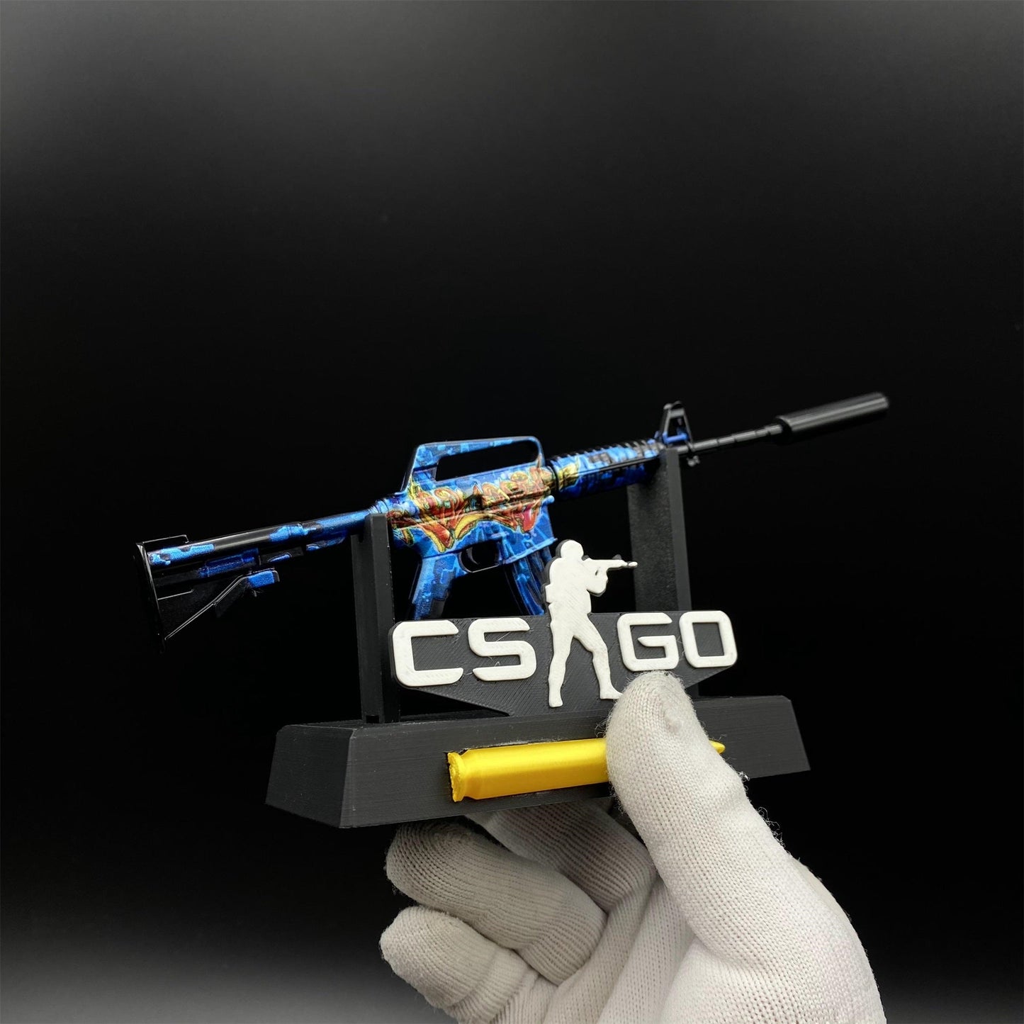 CS2 Printstream Red Hod Player Two Master Piece Hyper Beast Vaporwave Nightmare M4A1-S Metal Tiny Gun