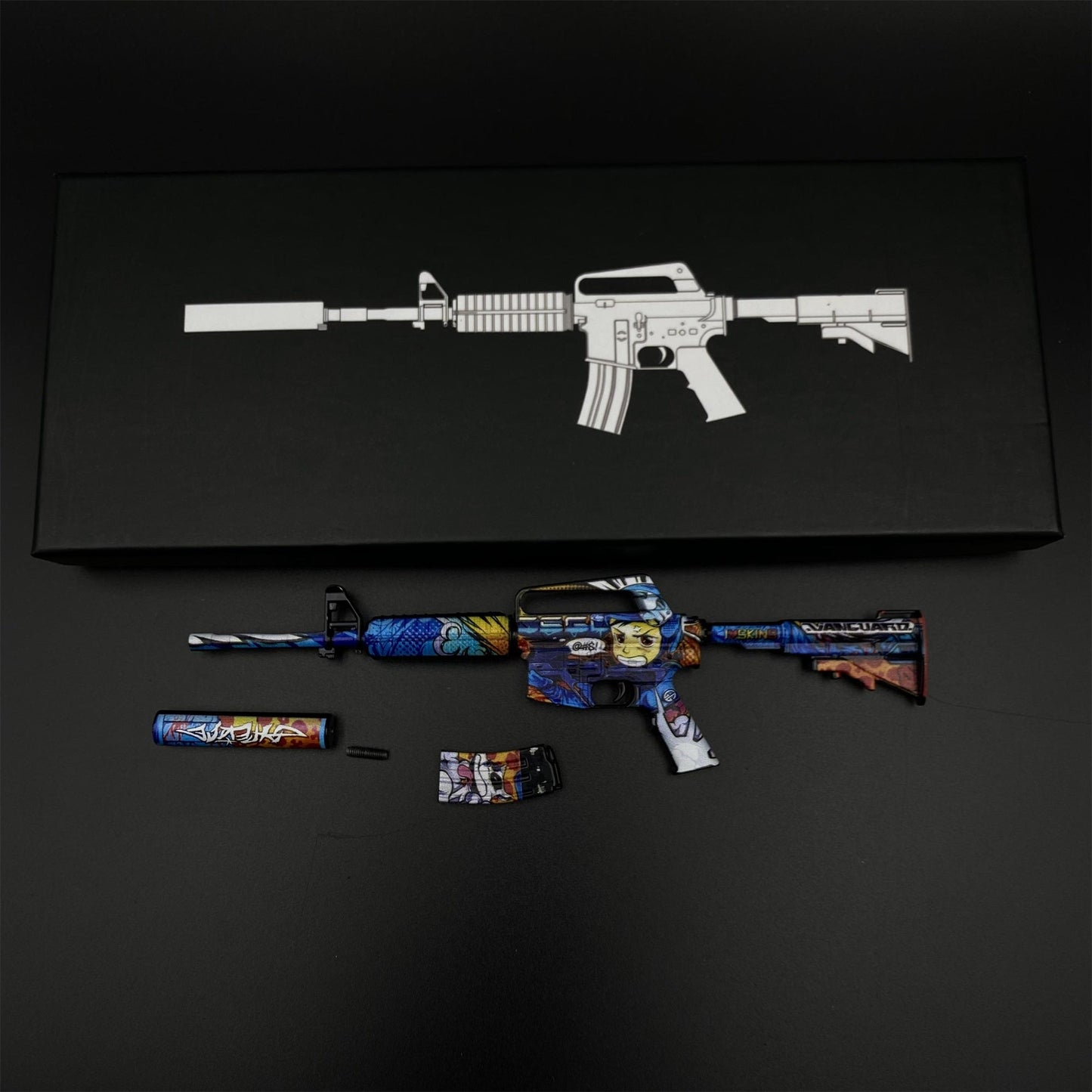 CS2 Printstream Red Hod Player Two Master Piece Hyper Beast Vaporwave Nightmare M4A1-S Metal Tiny Gun