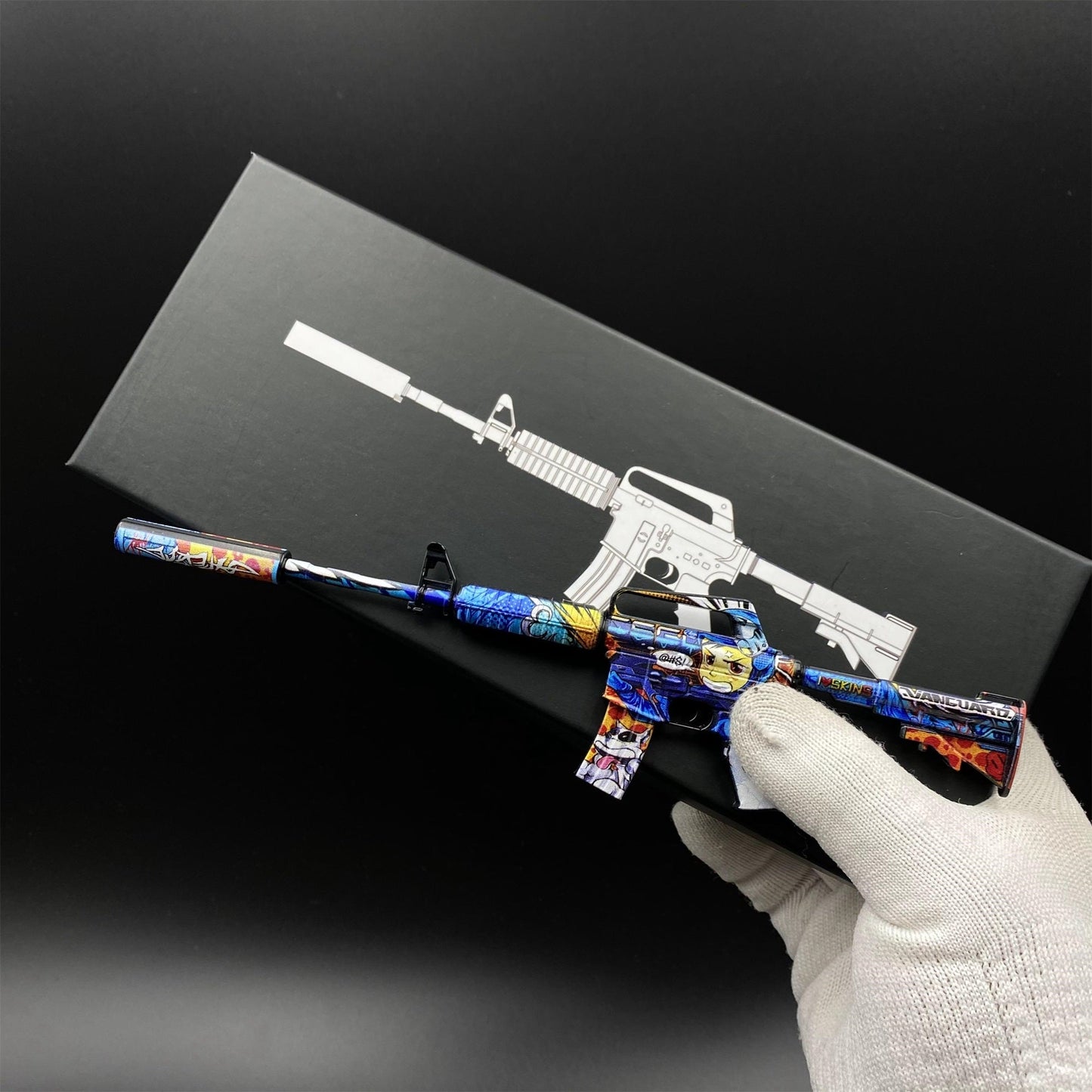 CS2 Printstream Red Hod Player Two Master Piece Hyper Beast Vaporwave Nightmare M4A1-S Metal Tiny Gun