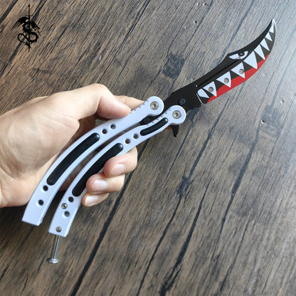 GO Game Steel Balisong Trainer Knife Collection