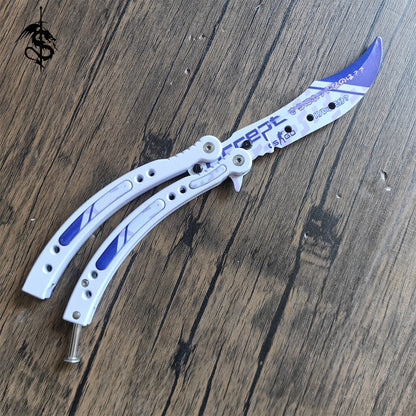 GO Game Steel Balisong Trainer Knife Collection