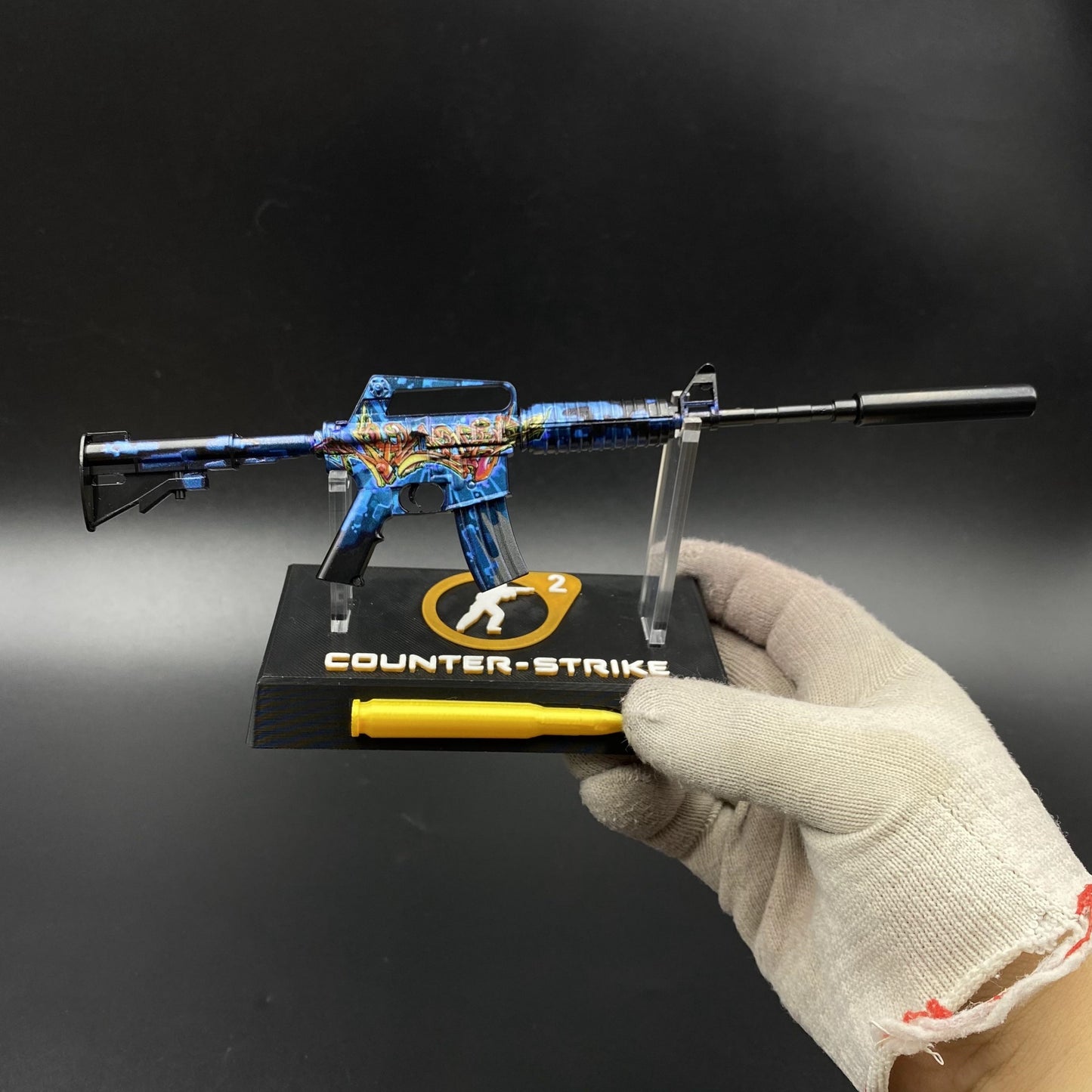 CS Master Piece M4A1-S Metal Replica Game Prop Collectible