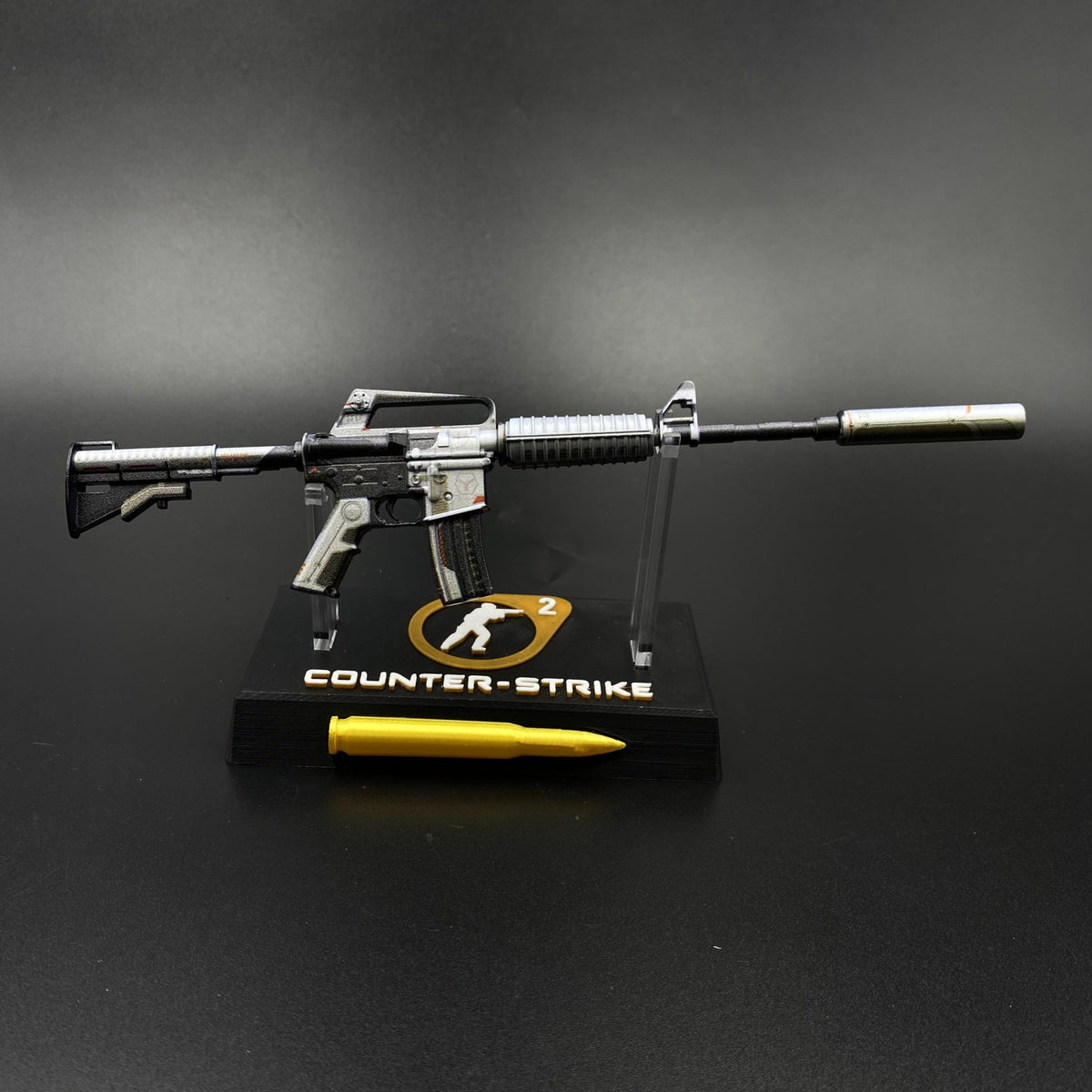 CS2 Game Peripheral - Mecha Industries M4A1-S Metal Replica Game Prop Collectible