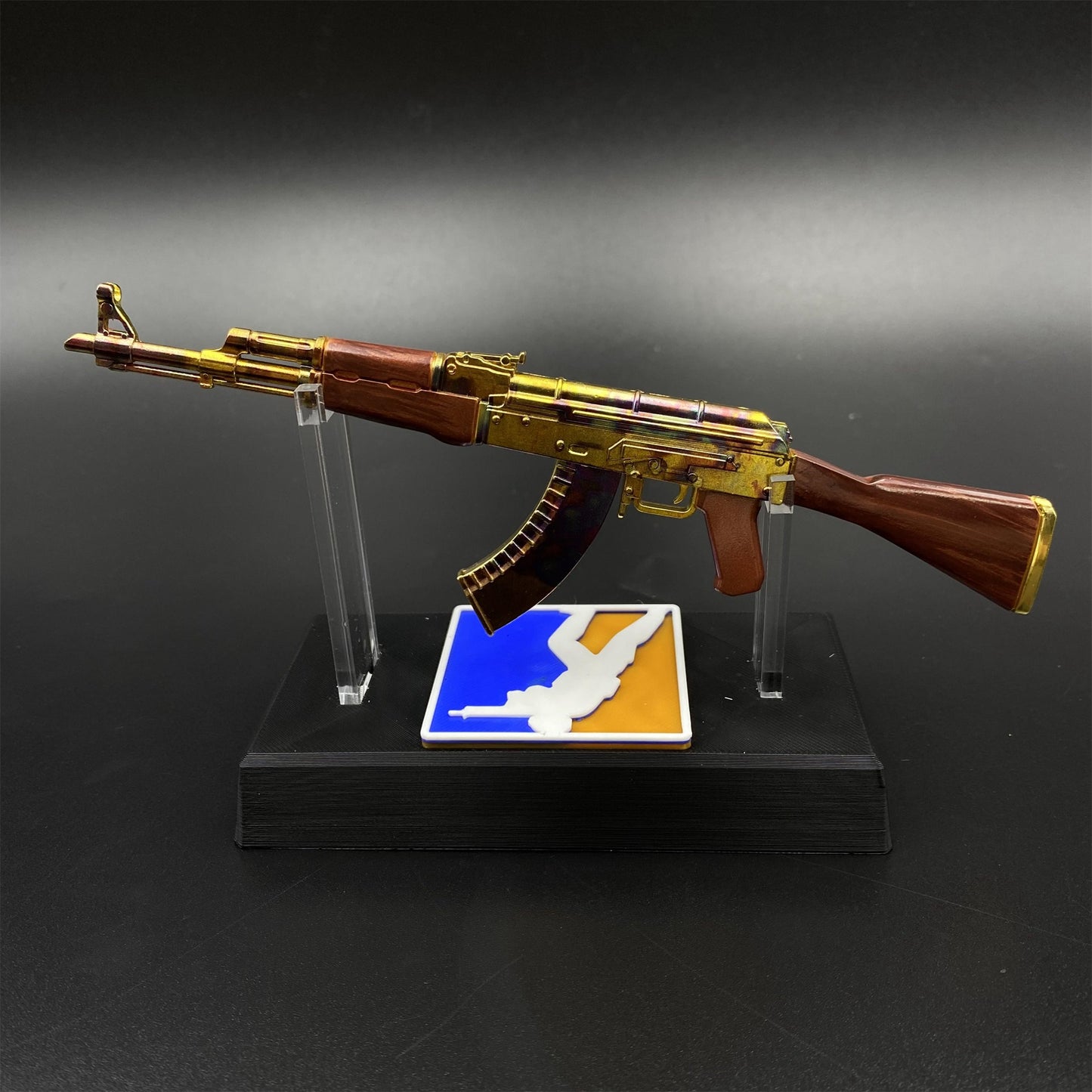 Hot Game CS2 AK47 Case Hardened Metal Replica Game Prop Collectible