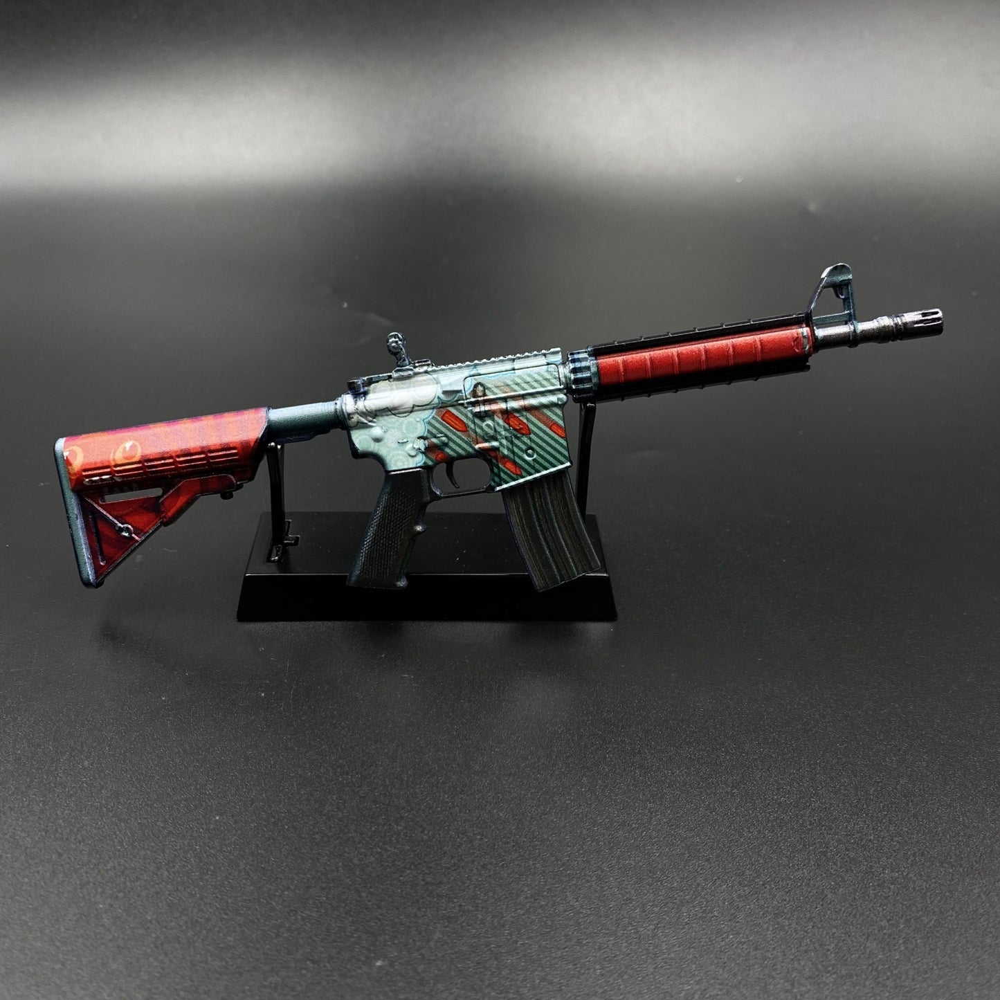 M4A4 Bullet Rain Mini Metal Gun CS2 Game Replica For Collectible