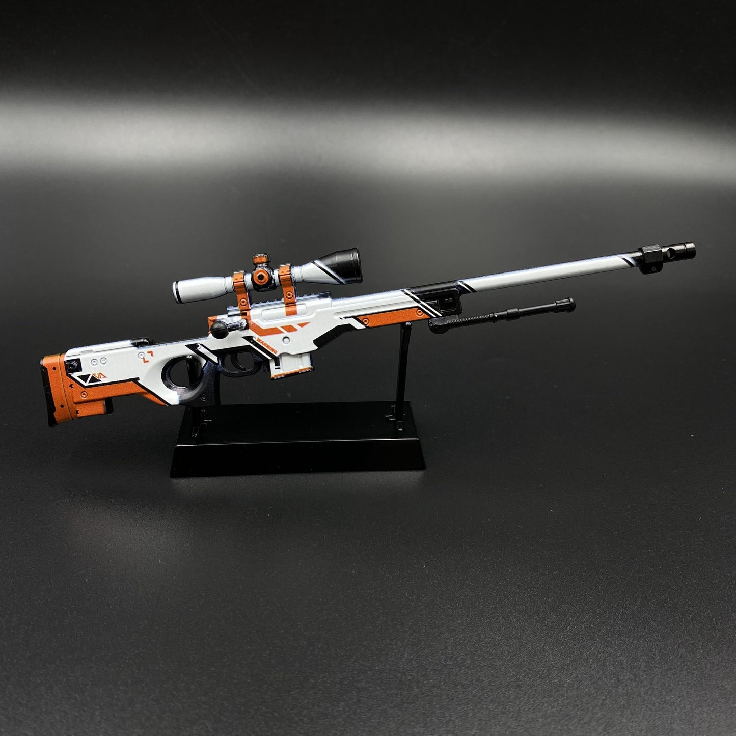 Hot Game CS2 Tiny Gun Asiimov AWP Metal Replica Game Prop Collectible