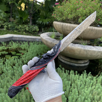 Hot Game Delta Force Dark Star 40CM/15.74" Metal Knife Replica Alloy Collectible Blade Ornament