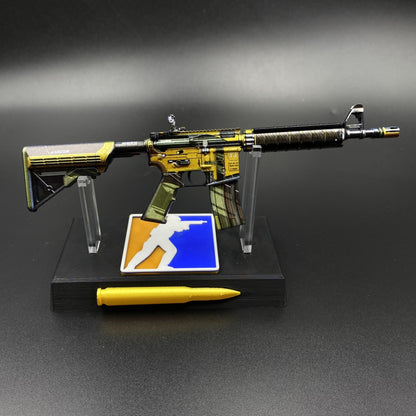 CS2 Mini M4A4 Buzz Kill Metal Skin Replica For Collectible