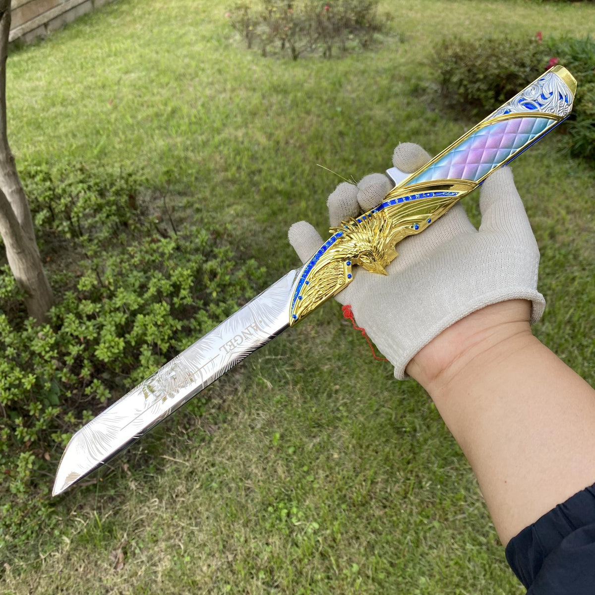 Delta Action Dark Star Angel & Demon Twin Knives Replica 40CM/15.74" - Dull Blade Collectibles