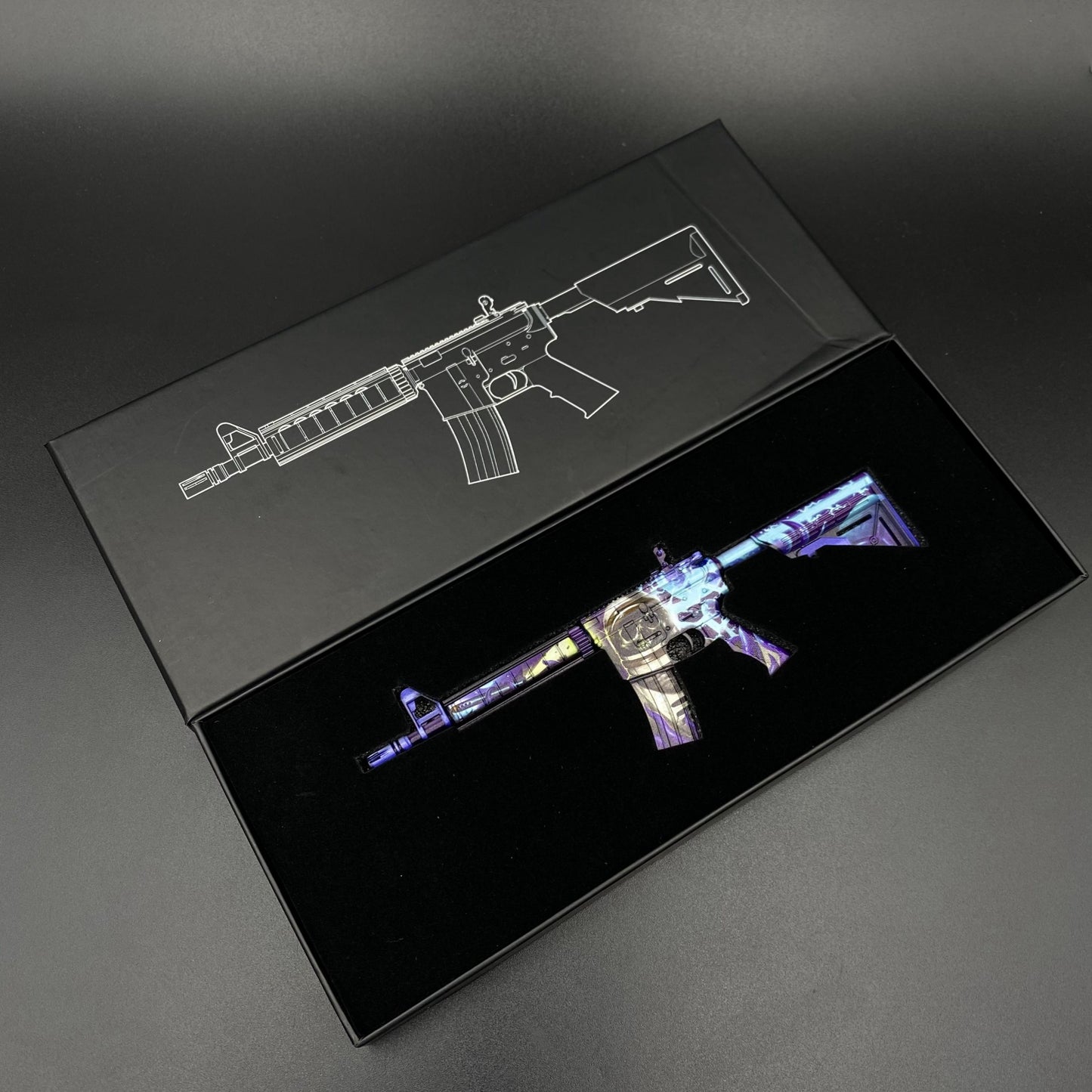 CS Skin M4A4 Desolate Space Mini Metal Replica For Collectible