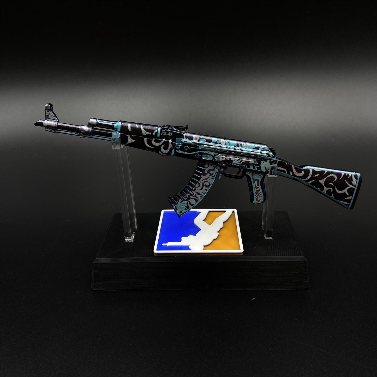 Hot Game CS2 AK47 Frontside Misty Mini Metal Replica Game Prop Collectible