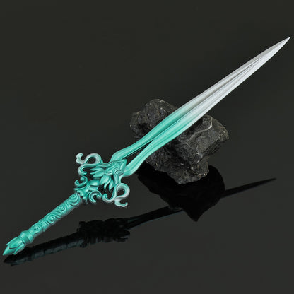 Flying Sword Fifteen Metal Replica Jian Lai Xianxia Weapon Prop Collectible Desktop Decoration Gift
