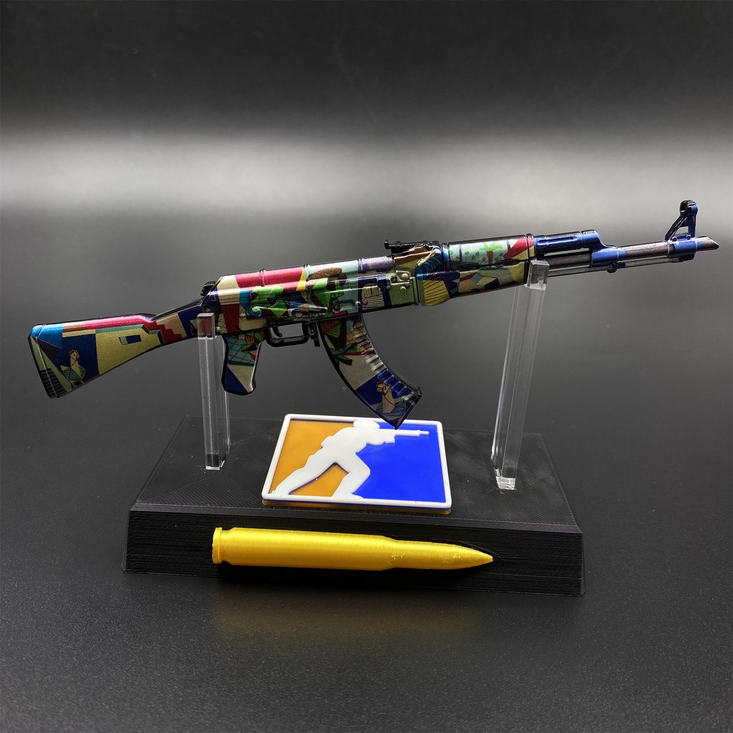 Hot Game CS2 AK47 Leet Museo Metal Replica Game Prop Collectible