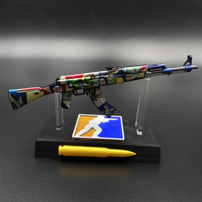 Hot Game CS2 AK47 Leet Museo Metal Replica Game Prop Collectible