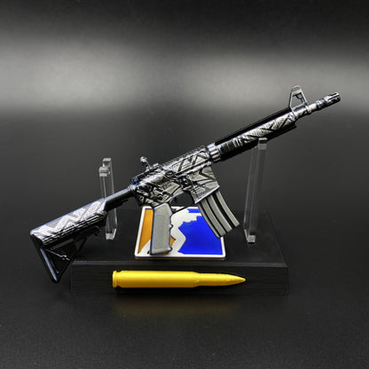 CS Game Skin M4A4 Aeolian Dark Mini Metal Game Replica For Collection