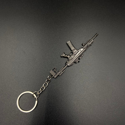 Delta Force K437 Mini Tactical Assault Rifle Alloy Keychain