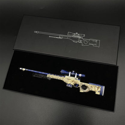 Hot Game CS2 Queen's Gambit AWP Metal Replica Game Prop Collectible