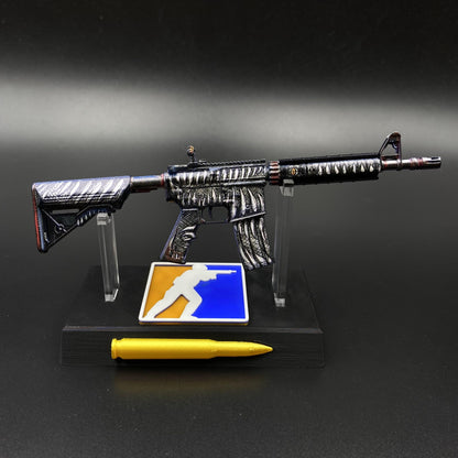 CS Hot Skin M4A4 Zubastick Miniature Mini Metal Replica For Collectible