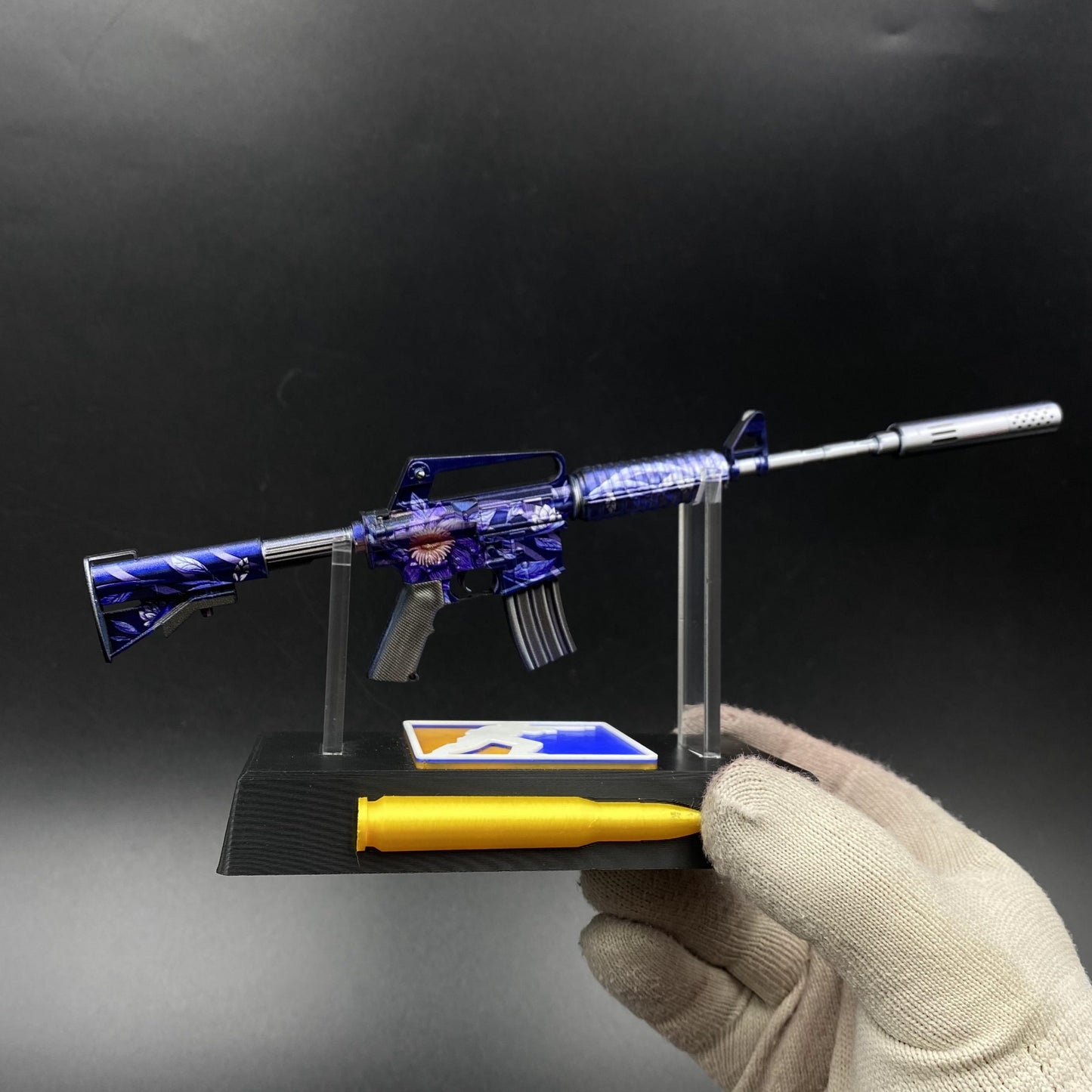 Hot Game CS Black Lotus M4A1-S Metal Replica For Collectible