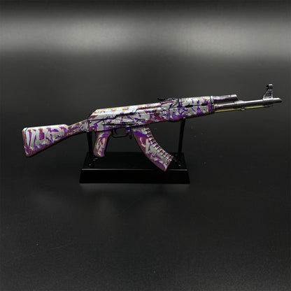 Hot Game CS2 AK47 Head Shot Skin Metal Replica Game Prop Collectible