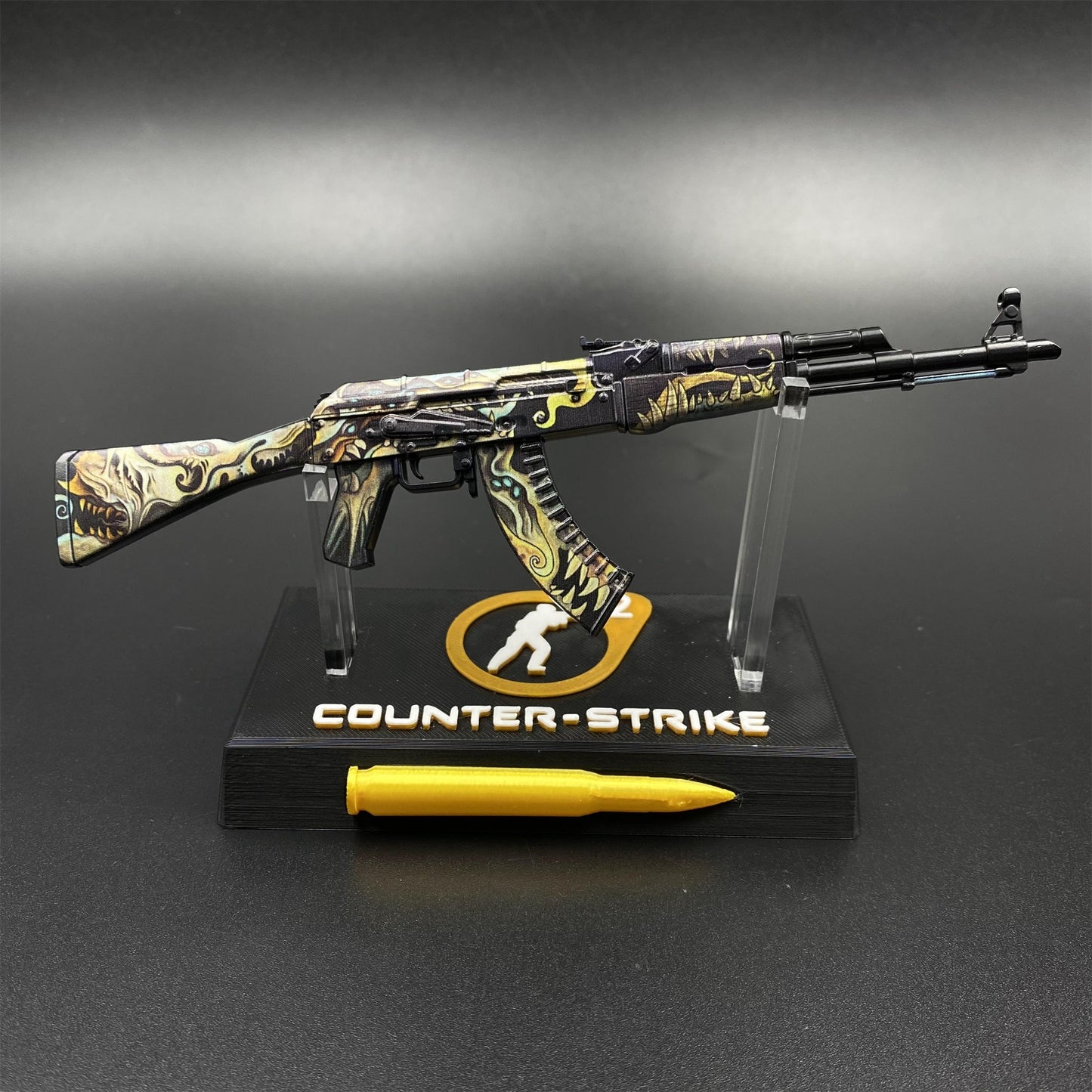 Hot Game CS2 AK47 Phantom Disruptor Metal Replica Game Prop Collectible