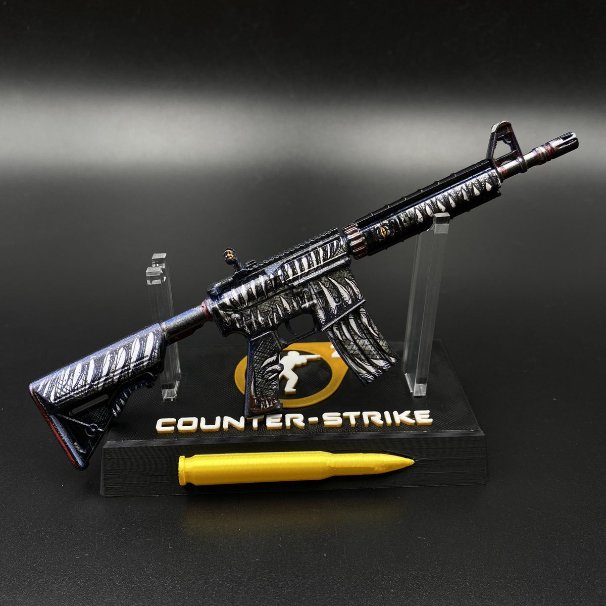 CS Hot Skin M4A4 Zubastick Miniature Mini Metal Replica For Collectible