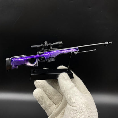 Hot Game CS2 Lightning Strike AWP Metal Replica Game Prop Collectible