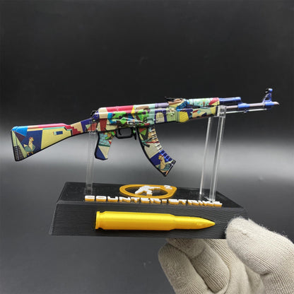 Hot Game CS2 AK47 Leet Museo Metal Replica Game Prop Collectible