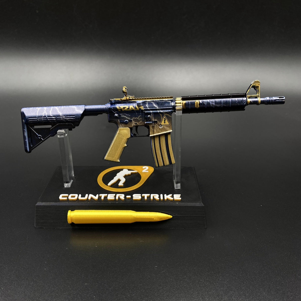 M4A4 Sheet Lightning Gun CS2 Game Replica For Collectible