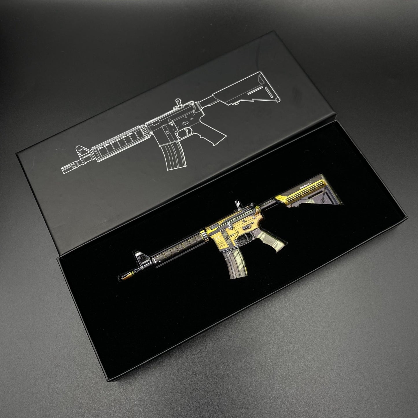 CS2 Mini M4A4 Buzz Kill Metal Skin Replica For Collectible