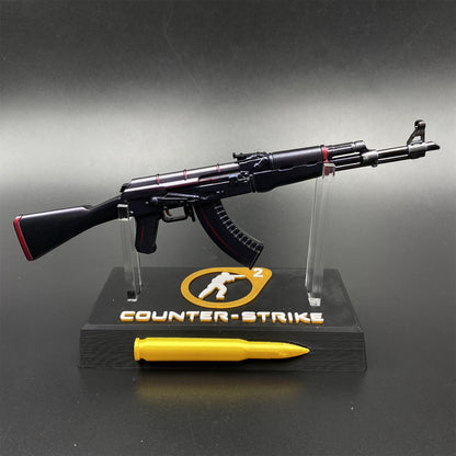 Hot Game CS2 Redline AK47 Metal Replica Game Prop Collectible